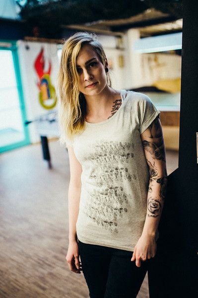 Frauen Raglan T-Shirt Blätter Leaves Made in Portugal